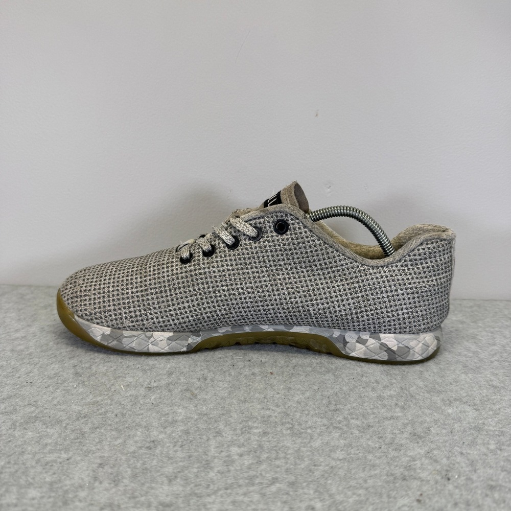 NOBULL Shoes Mens Size 8.5 SuperFabric Low Top Grey CrossFit Workout Sneakers - Picture 7 of 10